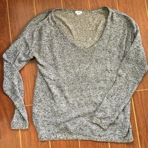 Salt and Pepper Grey Knit Long Sleeve